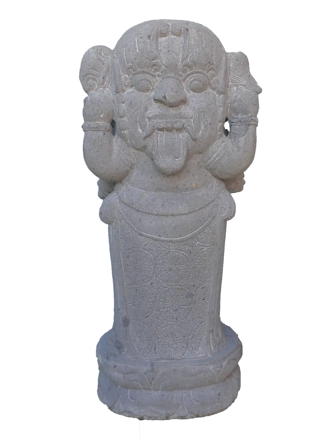  Product image 2 of the product “Standing Ganesha, 60 cm height, riverstone, stonemasony ”